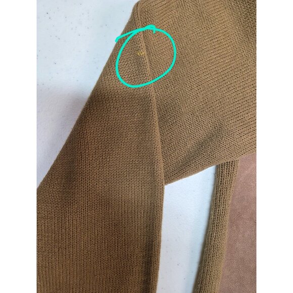 Vintage Challenger Cardigan Mens Large 38-40 Suede Knit Zip-Up Jacket 1970s-80s - Picture 11 of 14